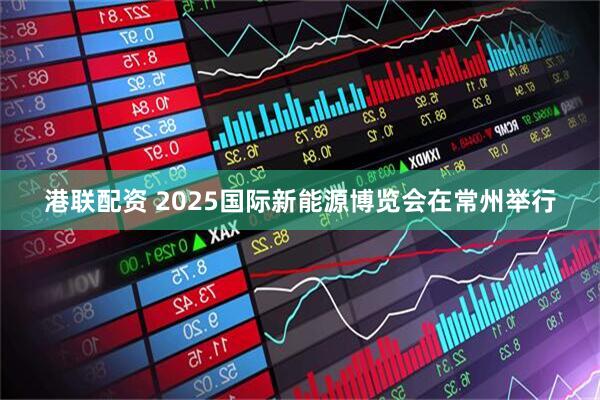 港联配资 2025国际新能源博览会在常州举行